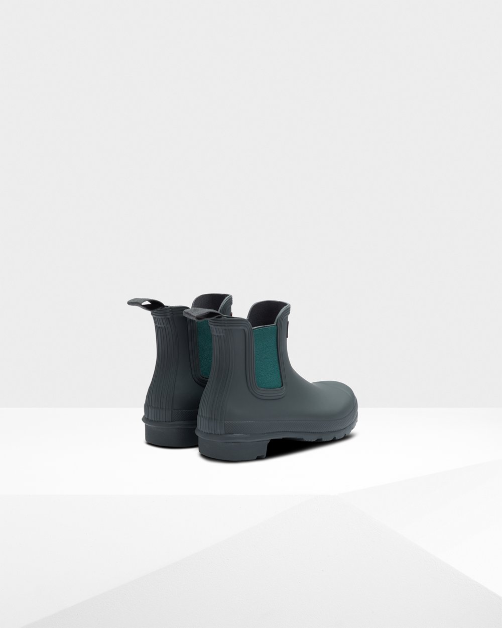 Hunter Mujer Original - Botas Chelsea Verde Oscuro - 968-CQDATG